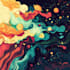 create abstract geometric digital art