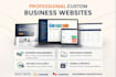build fully functional laravel custom website