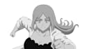 create black and white 2d animation with anime style