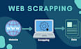 do python web scraping, data scraping, data extraction