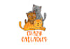 make unique cat, animal, pet, dog, hoers dairy farm logo design