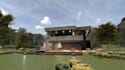 design 3d cozy house apartment, duplex, villa render, swimming pool, 4k render