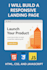 build responsive landing page with HTML, CSS, and javascript