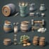 do 2d game props and object with high details quality