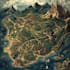 make fantasy map illustration for dnd