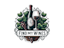 create modern wine logo design with unlimited revision