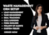 setup waste management crm amo sap copper keap nutshell odoo bitrix2 pipedrive