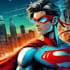 superhero comic book cover, comic book illustratio