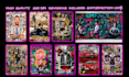 create graffiti pop art canvas designs and murals
