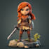 design 3d character and cartoon model in blender