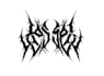 create a brutal death metal logo