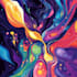 make magical abstract art, psychedelic,