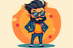 create cartoon character or avatar in vectors