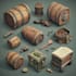 2d game assets, props, icons, objects