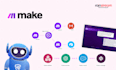automate your workflows using make com integromat
