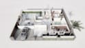 create sketchup 3d model and render exterior and floor plan