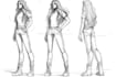 create character concept art sketch full body illustration