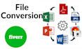 do fast typing documents,english typing and file conversion