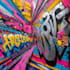 create graffiti pop art canvas designs and murals