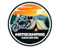 design modern summer camp logo