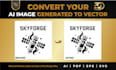 convert simple ai image generated  to vector