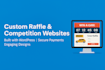 develop cruixie custom raffle or competition website with subscription features