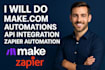 do make com automation api integration zapier automation  make com scenario make