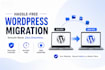 migrate wordpress website to a new host or domain