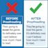 proofread and improve your writing in portuguese and english