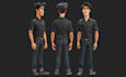 create high quality 3d figure, 3d action figure 3d cartoon for game and 3d print