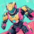 make a mecha robot art and illustration