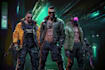 create sci fi or cyberpunk character artwork