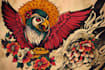 draw an old school tattoo style artwork for you