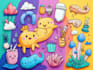 create cute doodle art illustration, and cartoon
