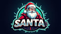 do awesome santa esport mascot logo design