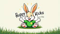 do awesome playful soccer bunny mascot logo   design