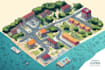 make event maps vector festival map illustrations