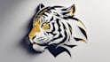 make an amazing shadow tiger head mascot logo in one day