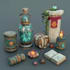 draw delightful 2d game icons props assets and objects