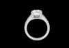 design custom engagement ring jewelry modelling pendant ring render jewelry