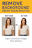 remove background from difficult images with precision