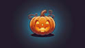 do halloween pumpkin mascot logo