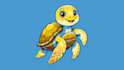do sea turtle mascot logo in 2 days