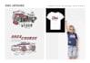 design kids creative chest print with technical file