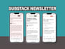 setup substack account improve substack post design substack newsletter template