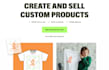 setup print on demand shopify store with printful or printify apps