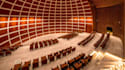 render 3d conference hall,seating chart,auditorium interior,event center,theater