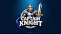 design outstanding captain knight mascot logo design with express delivery