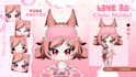 design and rig custom live2d chibi vtuber model for stream