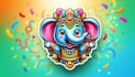 do awesome ganesha mascot logo design